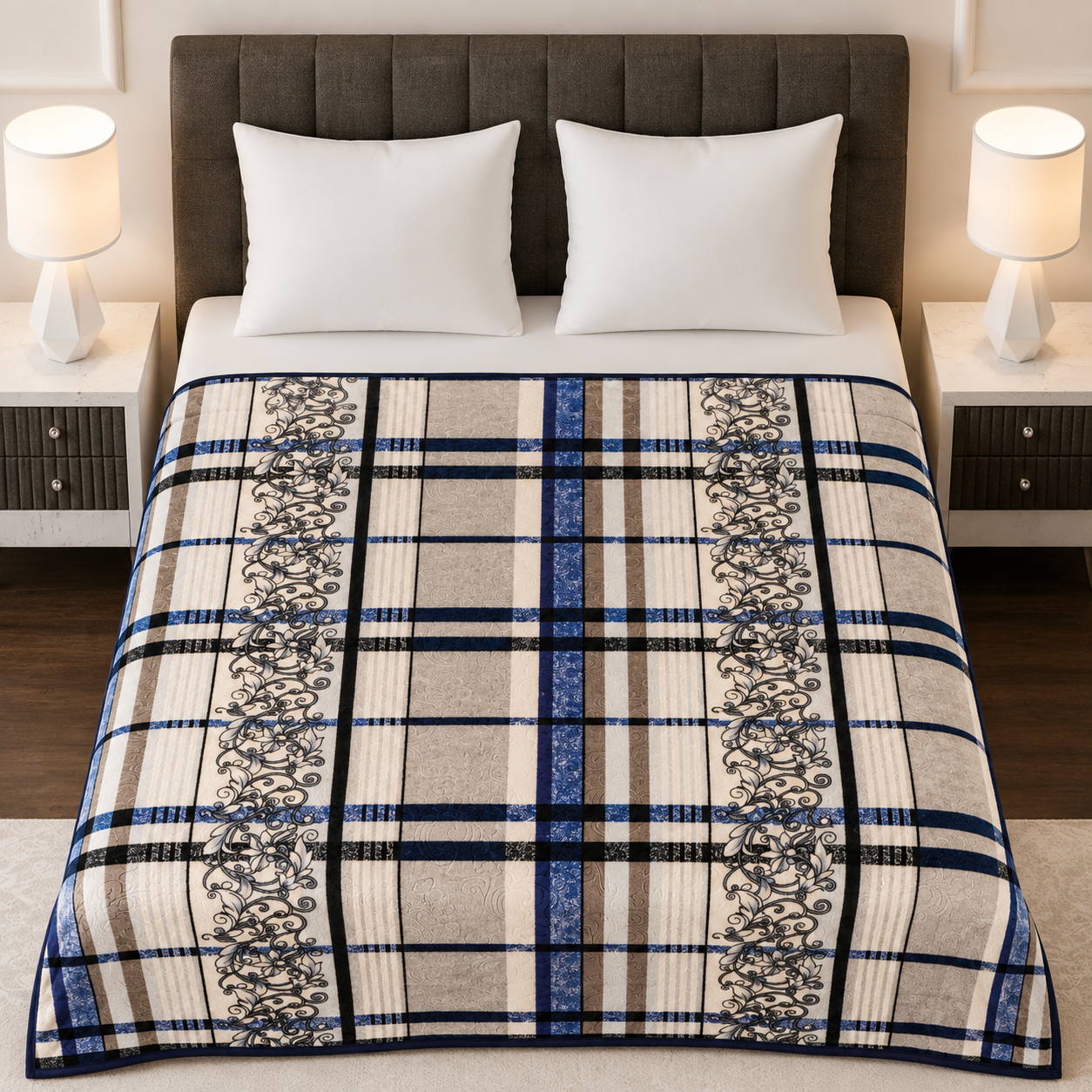 Home Sweet Home AC Blanket 1-Ply Double Bed 03
