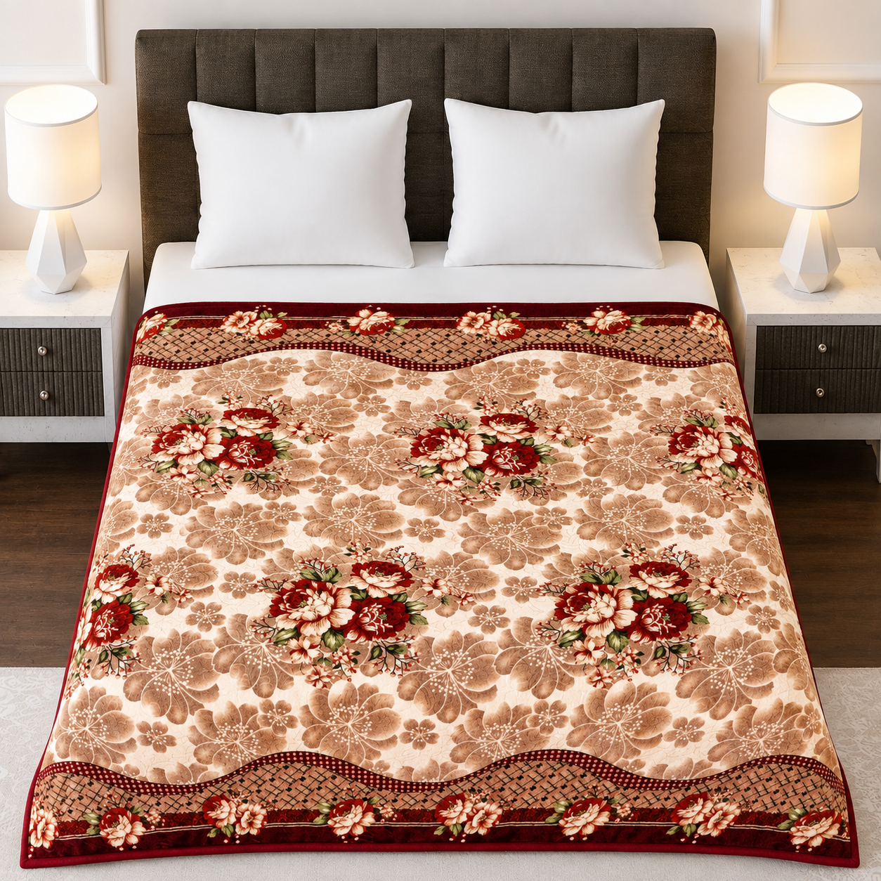 Home Sweet Home AC Blanket 1-Ply Double Bed 05
